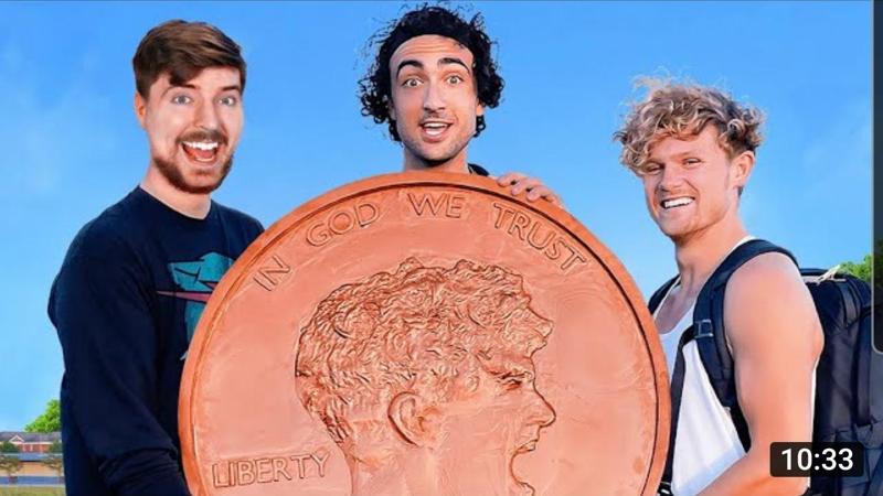 Mr Beast Giant Penny