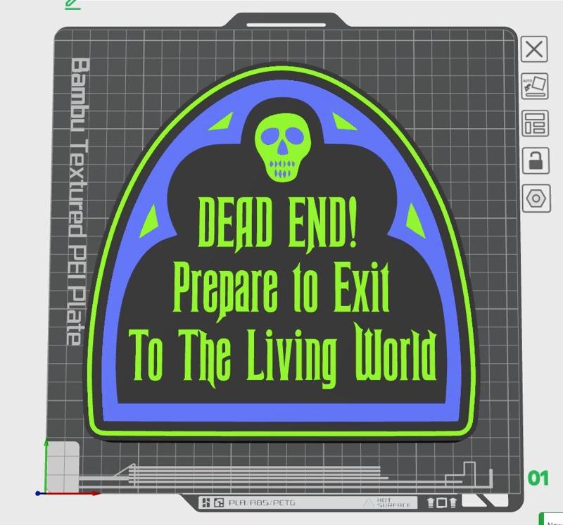 Haunted Mansion Dead End Lightbox