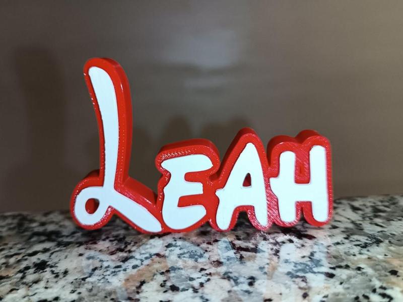 Leah Disney Name Sign Decorated Room child Birth