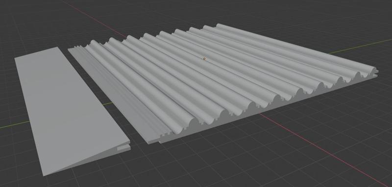 "Golden Flow" Gold wash mat / "Golden Flow" Gold sluice mat