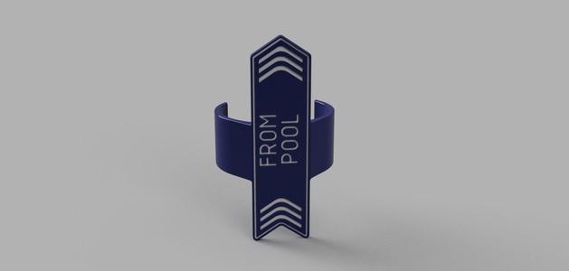 Pool Plumbing Tags - "From Pool"