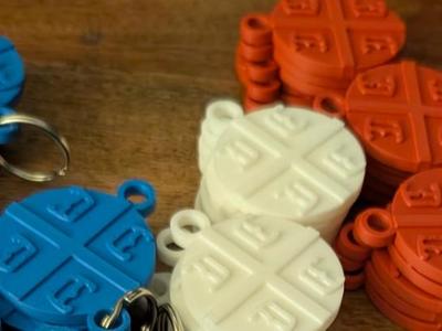 Serbian Crest Keychain