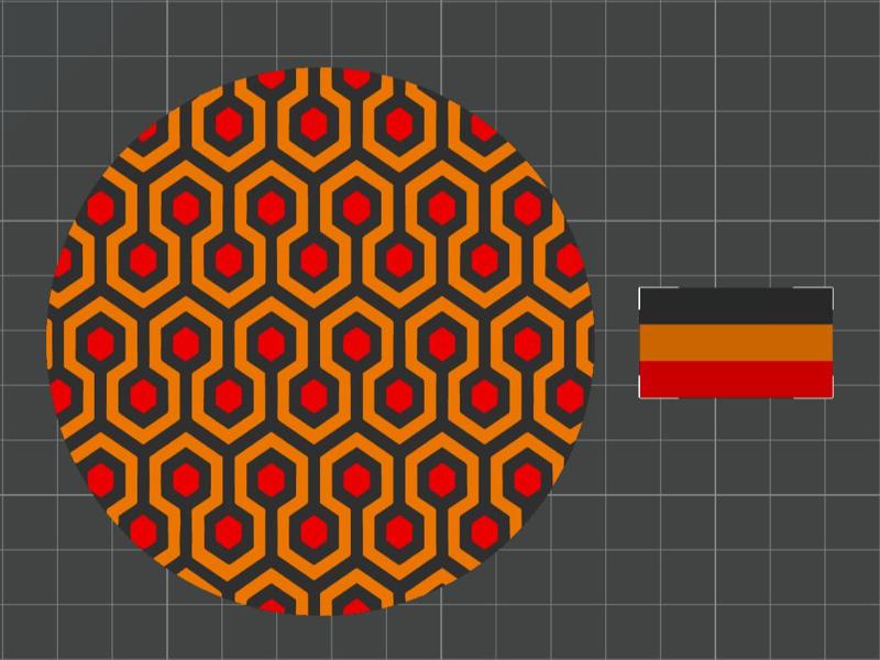 Overlook Hotel Wallpaper Coaster