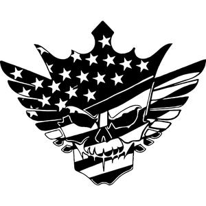 WWE American Nightmare Stencil logo