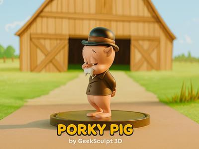 Looney Tunes Porky Pig Collectible Figurine