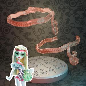 Monster High Make a Splash/Swim Class Lagoona Blue doll headband replacement