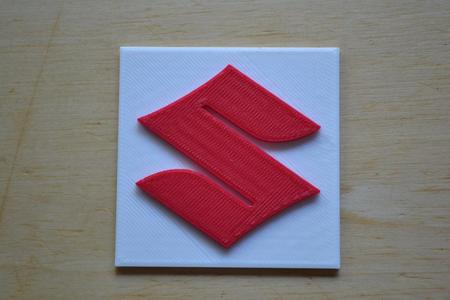The nice Suzuki logo