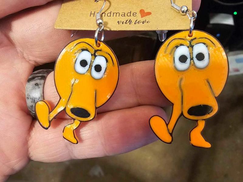 Q-bert Earrings