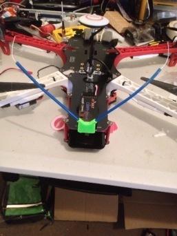 FrSky D8R-PlusII V Antenna Holder