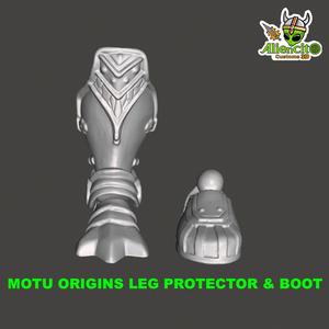 SHIN GUARDS AND ORIGINS BOOTS