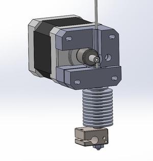 direct extruder - mk7 gear - E3D v6 - 1.75 filament