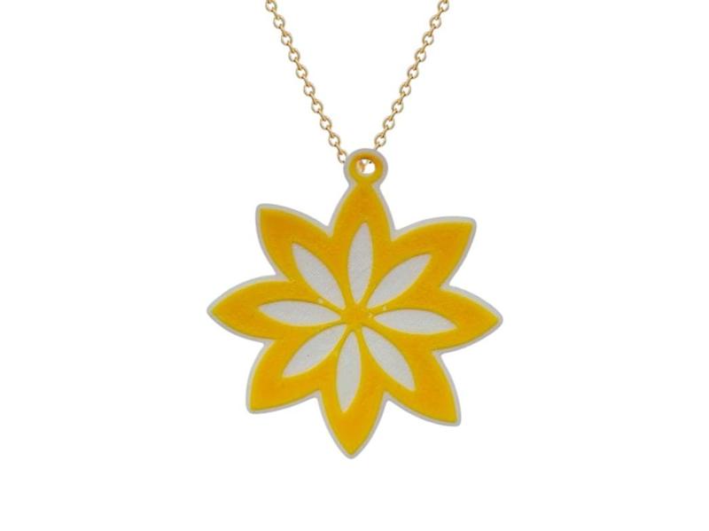3D Flower Pendant