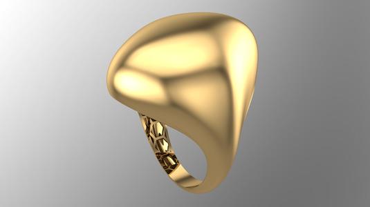 Polished Ring Collection | Timeless Jewelry | Everyday Wear | 3D Printable Ring Model | Jewelry Design-RA04-