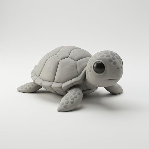 🐢 3D Model - Stylized Sea Turtle (HD Finish)