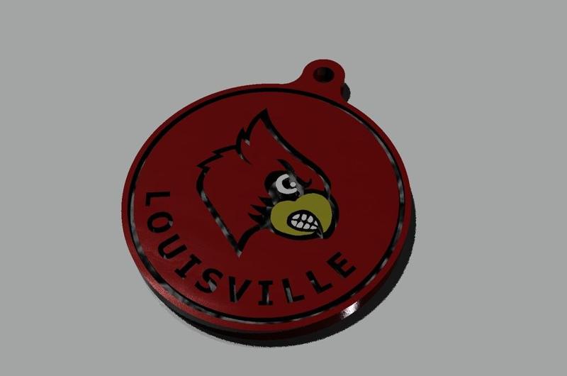 University Of Louisville keychain