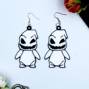 Halloween Monster Eearring Keychain Keyring