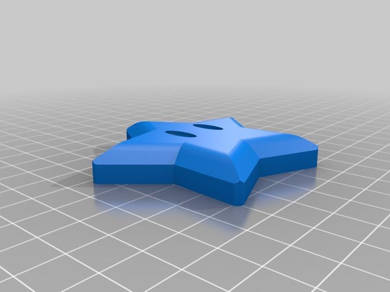 Cute fat star with eyes