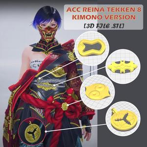 Reina Tekken 8 Kimono Version Clothing Accessories [3D File .STL]
