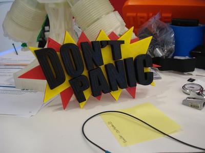 Don't Panic Sign