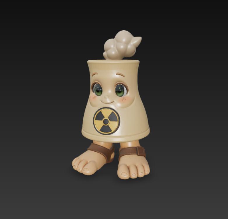 Centralucci Nuclearucci estilo Anime