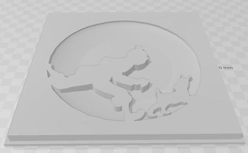 tintin relief frame 2
