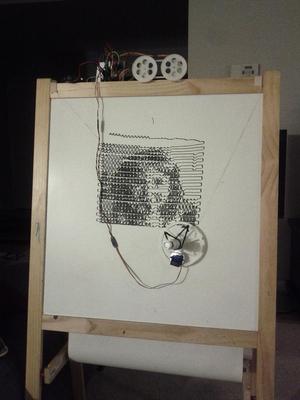 White board plotter