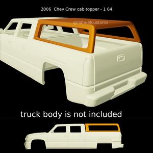 2006  Chev Crew cab topper - 1 64