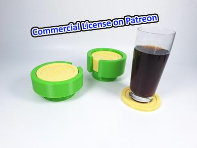 Mug coasters for gaming enjoyment - Mario-inspired