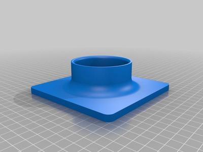 70mm Air filter adapter