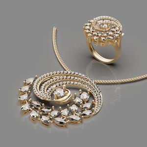 lux pendant and ring