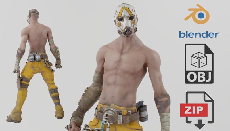 Psycho Bandit Textured Rigged