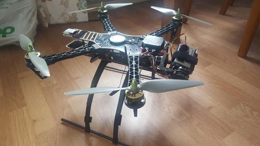 Diatone white sheep landing gear adapter