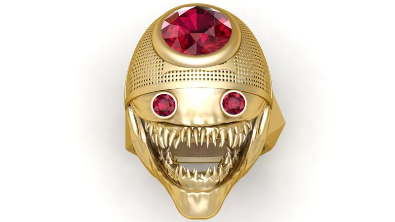 FACES RING   3d printable model