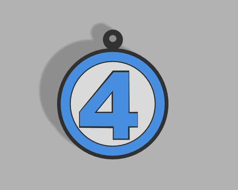 Fantastic Four Keychain || Fantastic Four Keychain