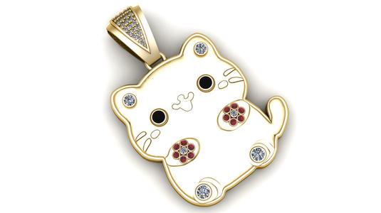 Cute Baby Cat Pendant