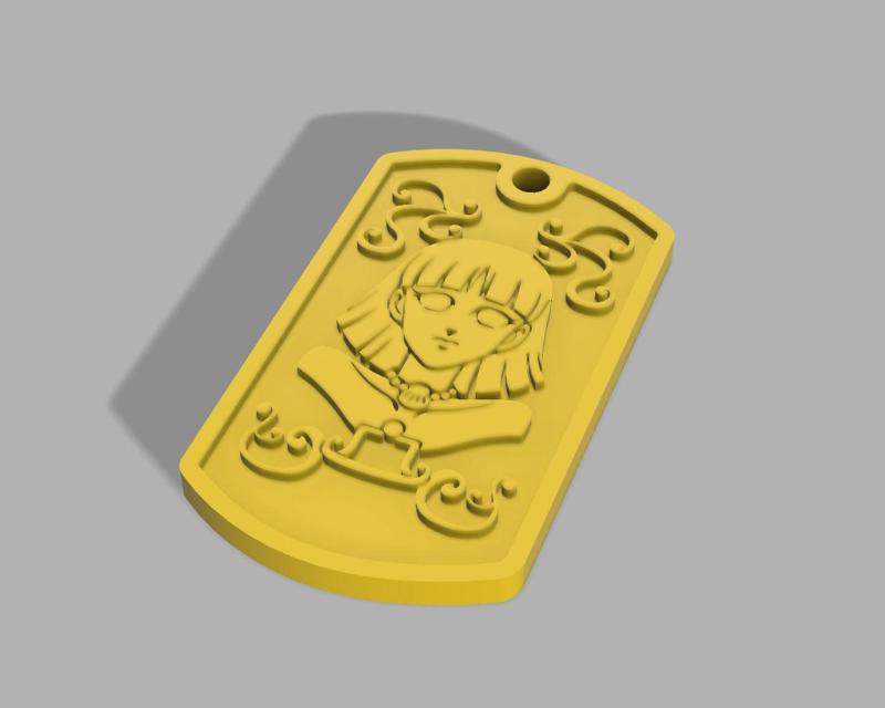 Dog Tag Virgo Saint Seiya (Knights of the Zodiac) Virgo