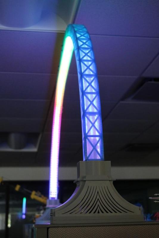 Enhanced LED Bridge Lamp + Billboard Sign