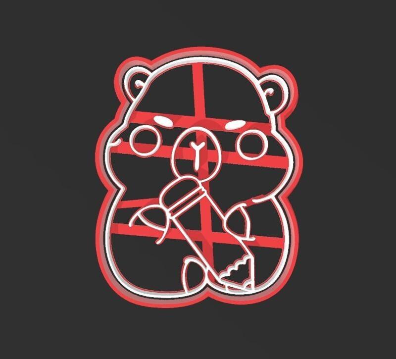 Capybara with a Pencil, Cookie Cutter