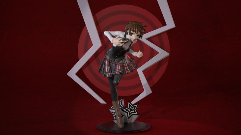 Makoto Nijima/ Queen- Persona 5 anime figurine for 3d printng
