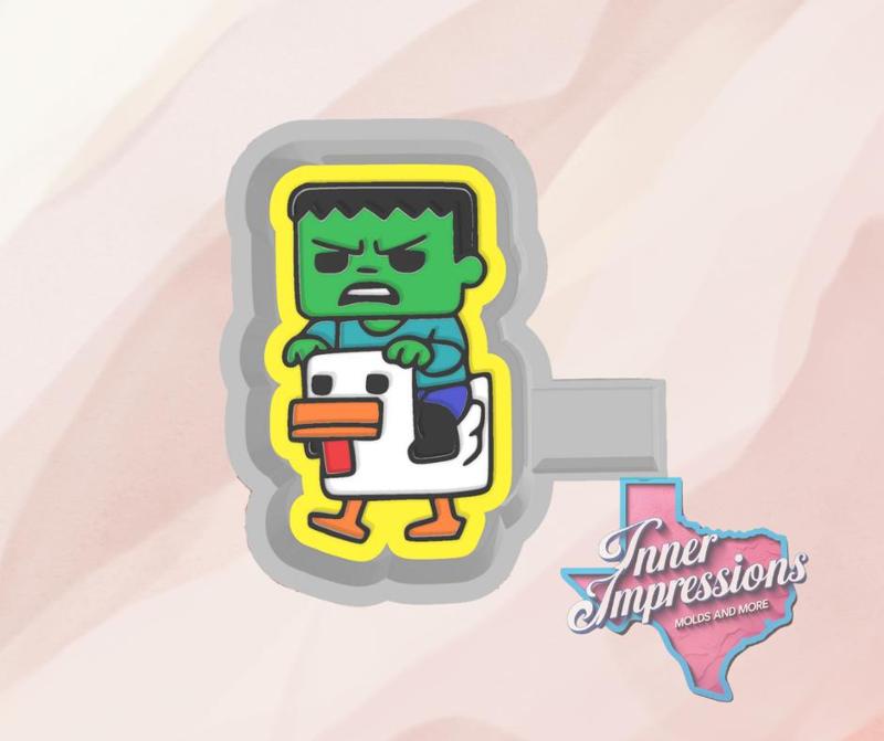 Chicken Jockey Freshie Mold