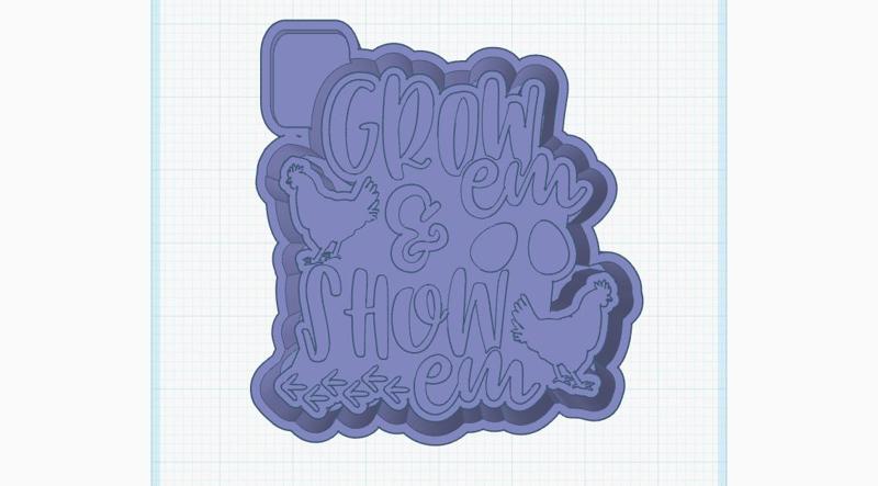 Grow em Show em Chicken Freshie mold