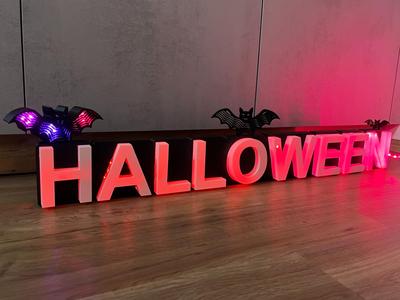 Halloween Vampire LED Logo 