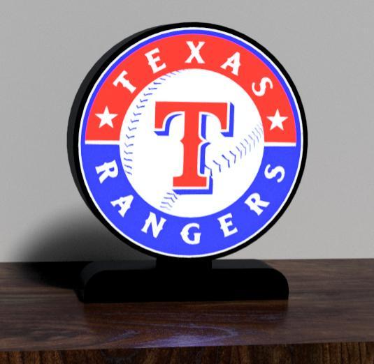 Texas Rangers LED Lightbox