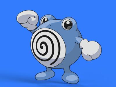Poliwhirl Wall Art