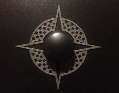 Starburst Drawer Pull Plate