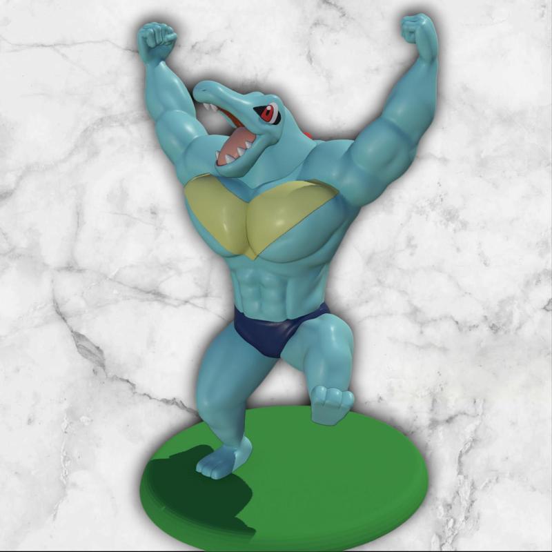 TOTODILE ULTRA SWOLE / POKEMON MAMADISIMO
