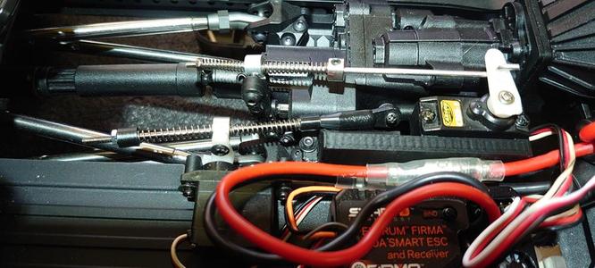 Axial SCX10 3 gearbox servo relocation