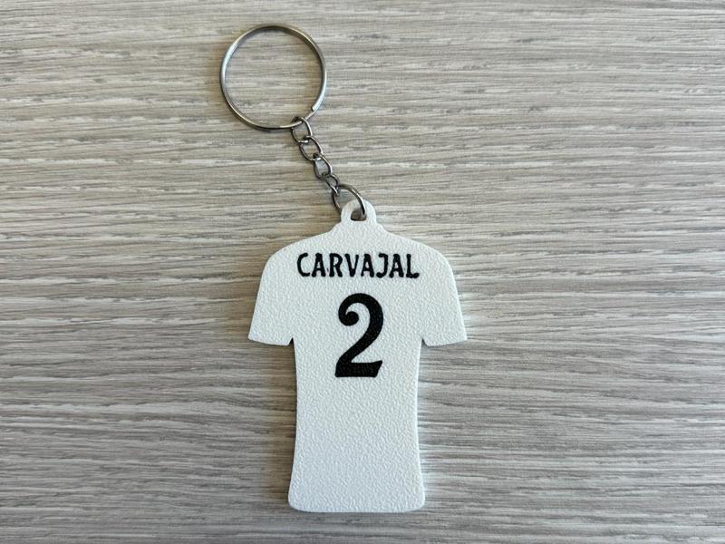 Daniel Carvajal T-Shirt Keychain - Real Madrid