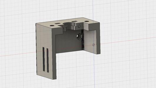 Graber I3 Greg's extruder support X-carrier
