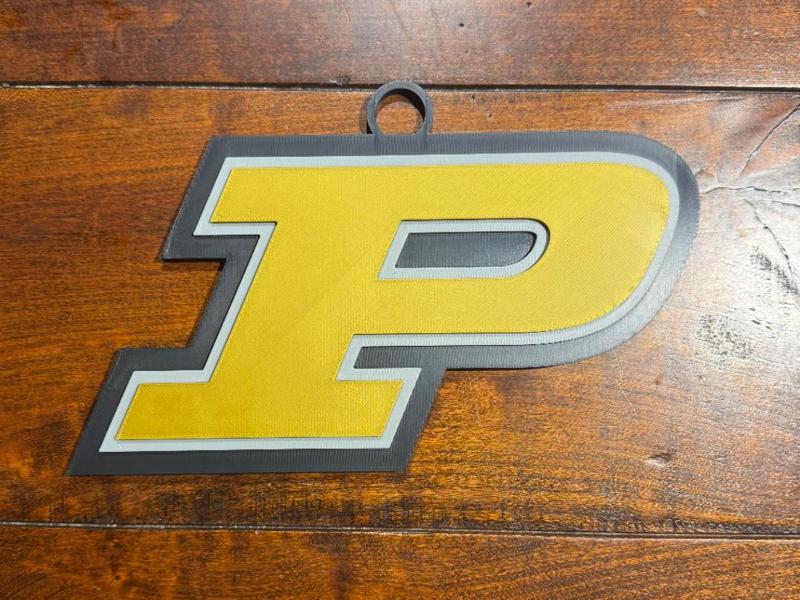 Purdue Boilermakers Oversized Necklace Logo